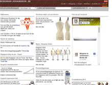 Tablet Screenshot of bergman-johansson.com
